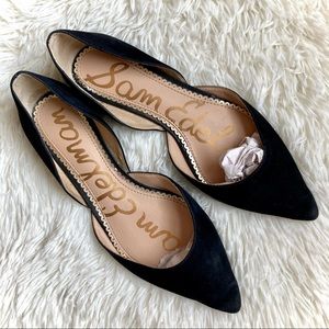 Sam Edelman Rodney Black Suede flat size 6